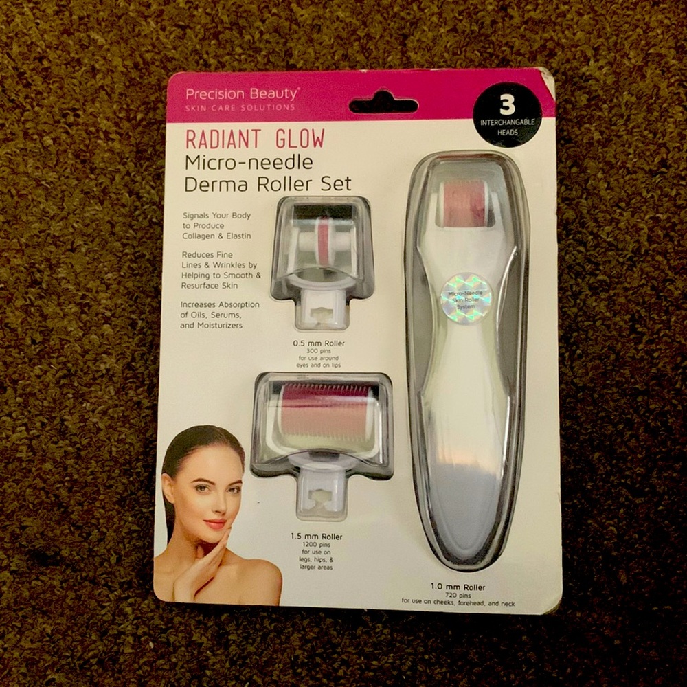 Micro needle derma roller set